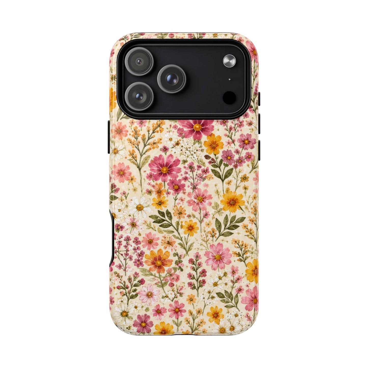 Wildflower Meadow Magnetic Protective Phone Case – Tough Dual-Layer Cover