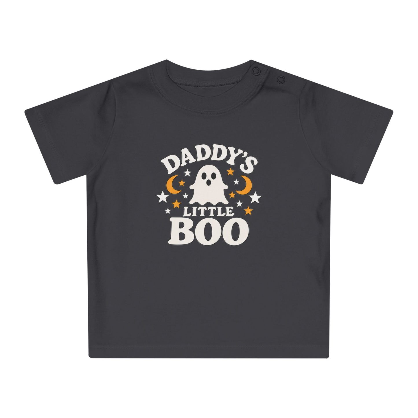 Daddy's Little Boo Baby T-Shirt - Halloween Ghost Infant Tee - Cute Spooky Baby Shirt - Halloween Baby Outfit