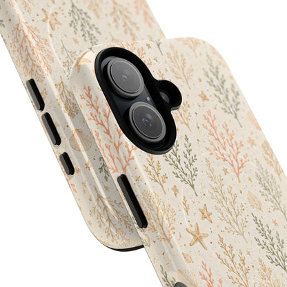 Coral Garden Magnetic Protective Phone Case – Tough Dual-Layer Cover