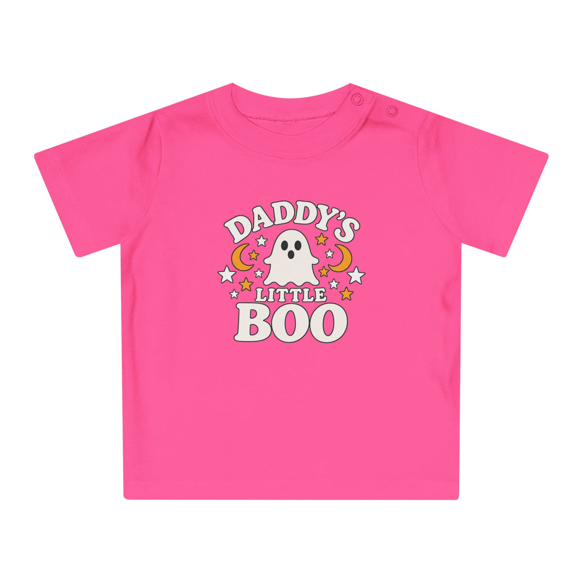 Daddy's Little Boo Baby T-Shirt - Halloween Ghost Infant Tee - Cute Spooky Baby Shirt - Halloween Baby Outfit