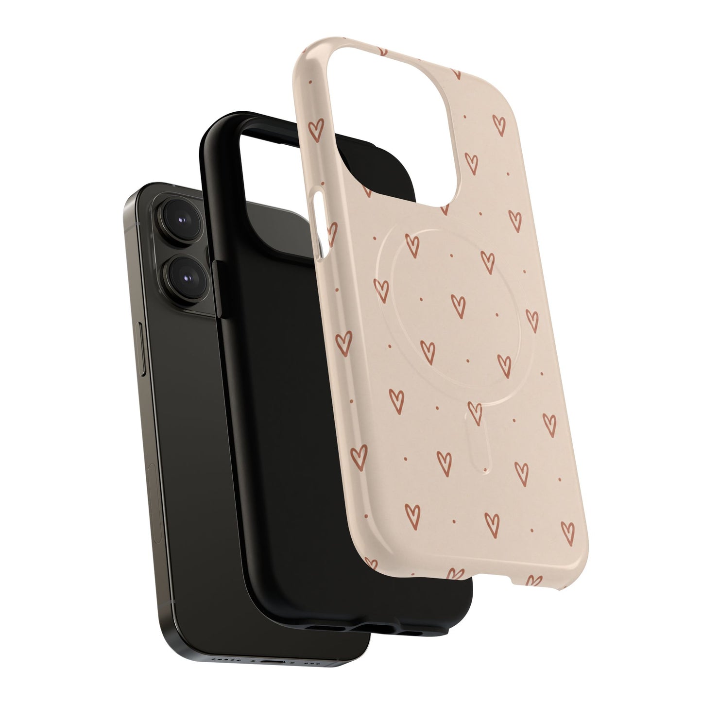 Little Sweet Hearts Magnetic Protective Phone Case – Tough Dual-Layer Cover