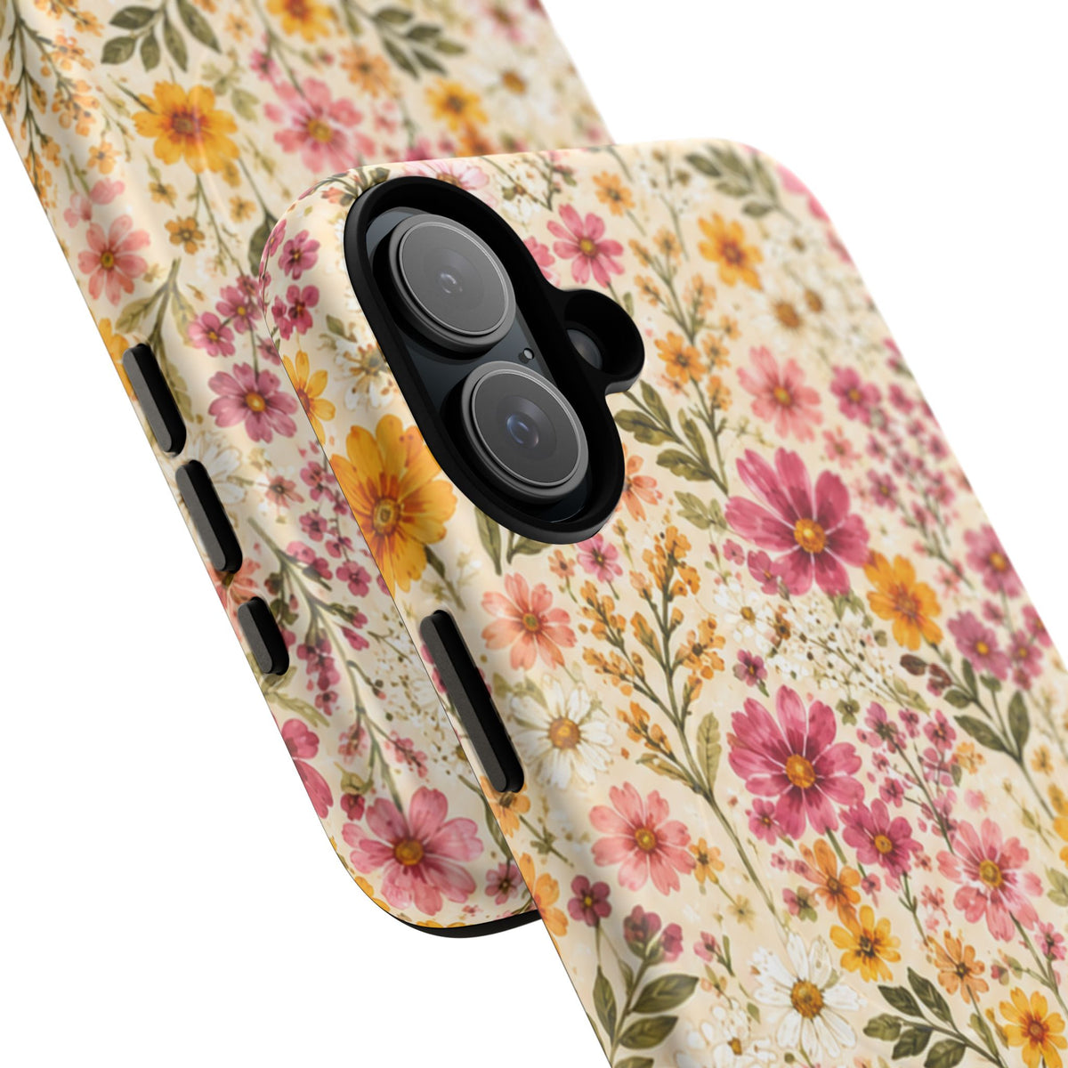 Wildflower Meadow Magnetic Protective Phone Case – Tough Dual-Layer Cover