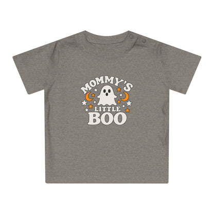 Mommy's Little Boo Baby T-Shirt - Halloween Ghost Infant Tee - Cute Spooky Baby Shirt - Halloween Baby Outfit