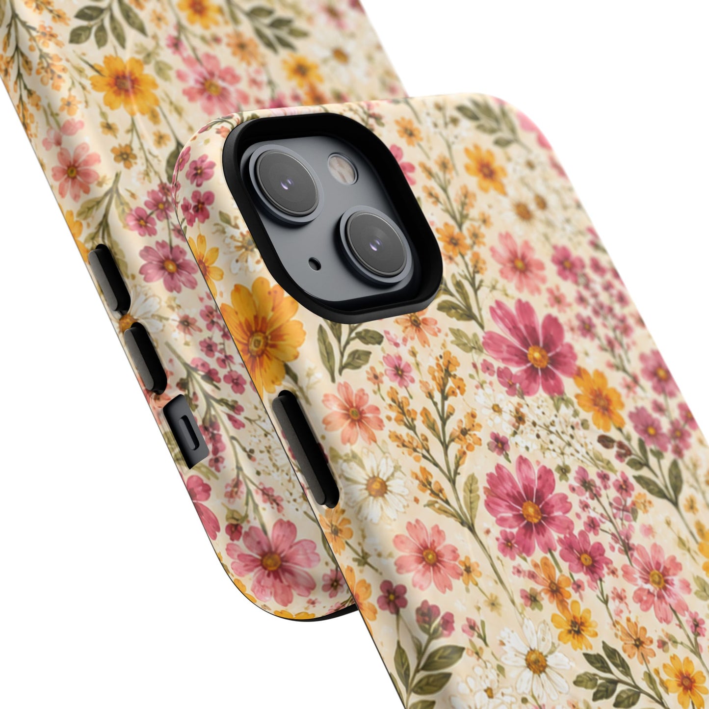 Wildflower Meadow Magnetic Protective Phone Case – Tough Dual-Layer Cover