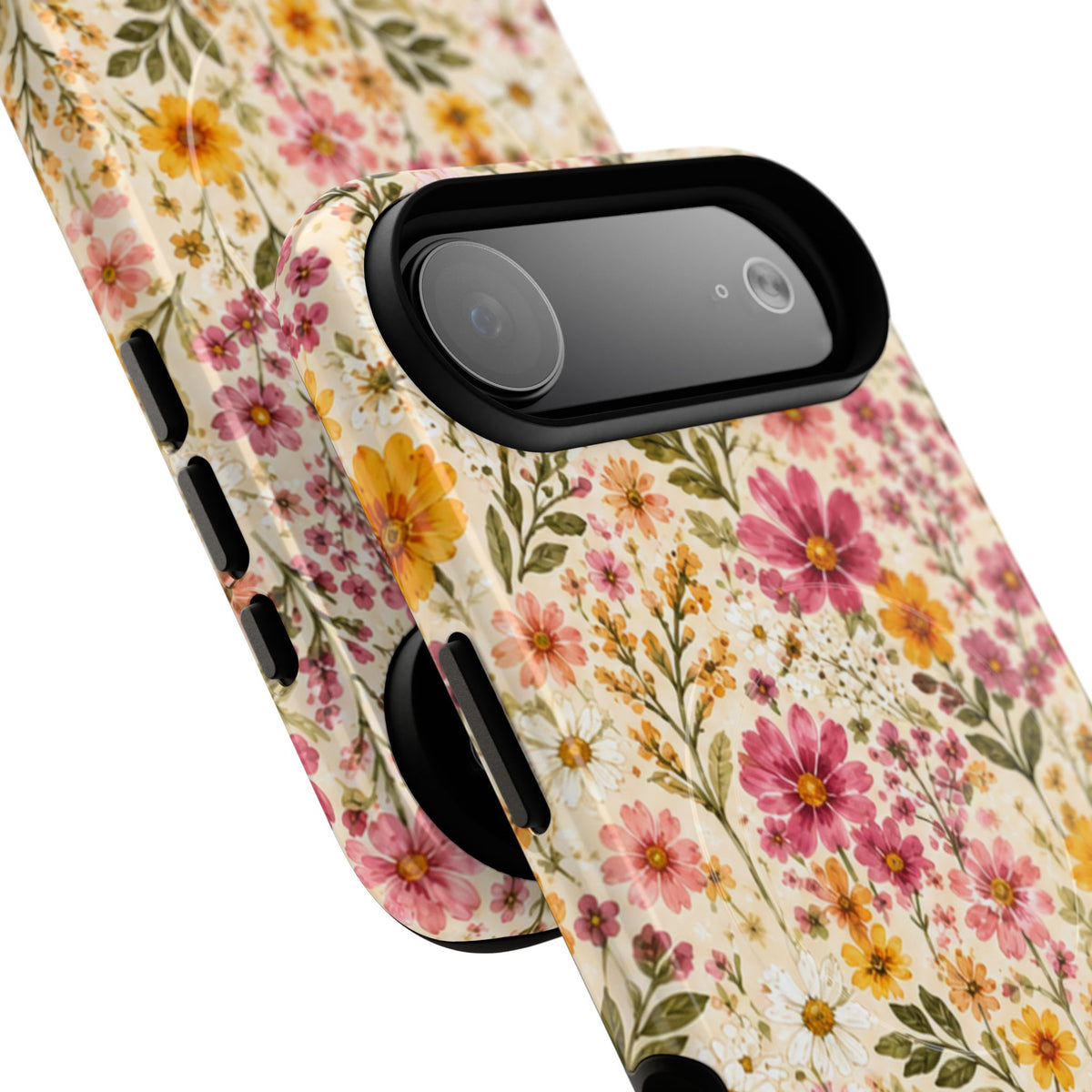 Wildflower Meadow Magnetic Protective Phone Case – Tough Dual-Layer Cover