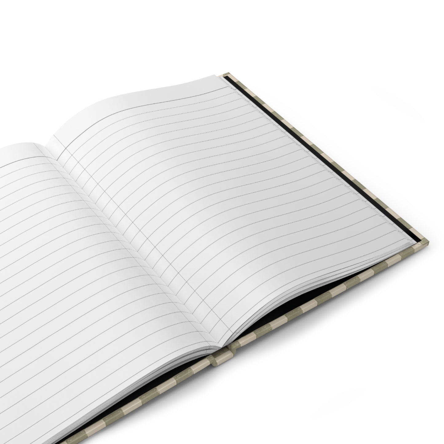 Sage Check Hardcover Journal – Lined Checkerboard Notebook