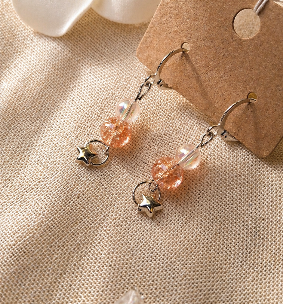 Celeste - Dreamy star earrings inspired by light and colour