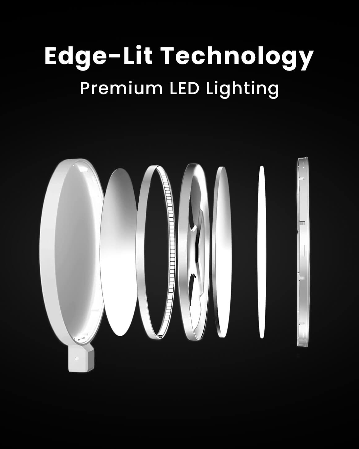 NOT AVAILABLE Lume Cube Edge Light 2.0 LED Desk Lamp