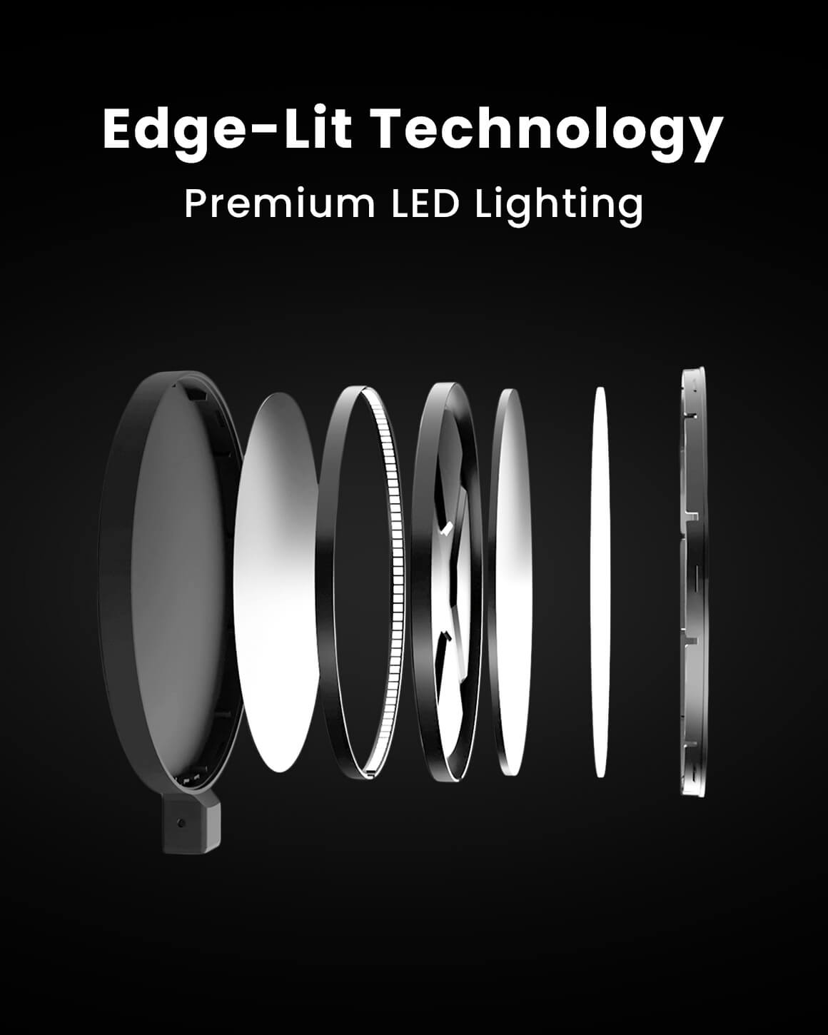 NOT AVAILABLE Lume Cube Edge Light 2.0 LED Desk Lamp